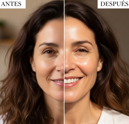 Mascarilla de Colágeno para tener una piel radiante en una aplicación