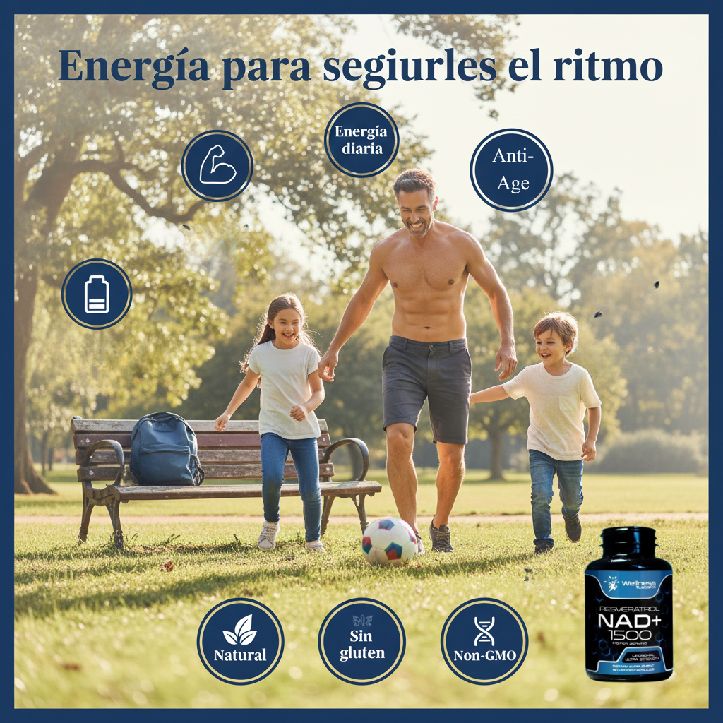 ¿Quieres sentirte bien y verte mejor? Agrega NAD +  Resveratrol a tu rutina